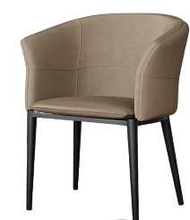 Стул DC-2289 (каркас черный тк.Капучино/ Velvet HLR-7)