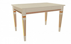 Стол Стар 1200*800*765 (столешница тон слон.кость RAL1013 / подстолье тон слон.кость RAL1013 + патина золото) Стол Стар 1200*800*765 (столешница тон слон.кость RAL1013 / подстолье тон слон.кость RAL1013 + патина золото)